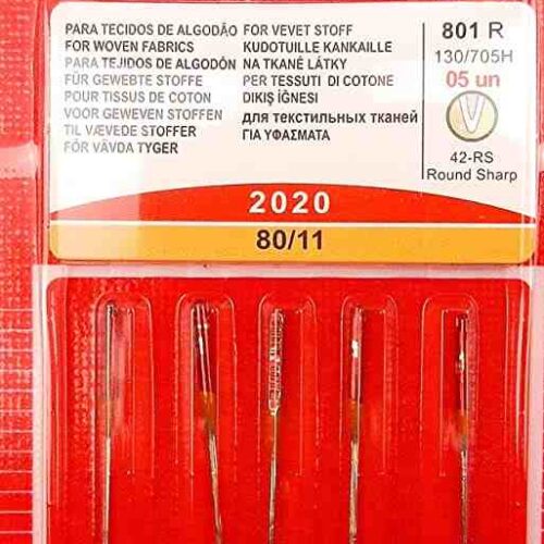 Βελόνες μηχανής Singer No.80 για υφάσματα - Image 1