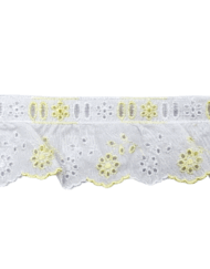 Δαντέλα Ασπροκέντημα 5,5εκ. κωδ.16597