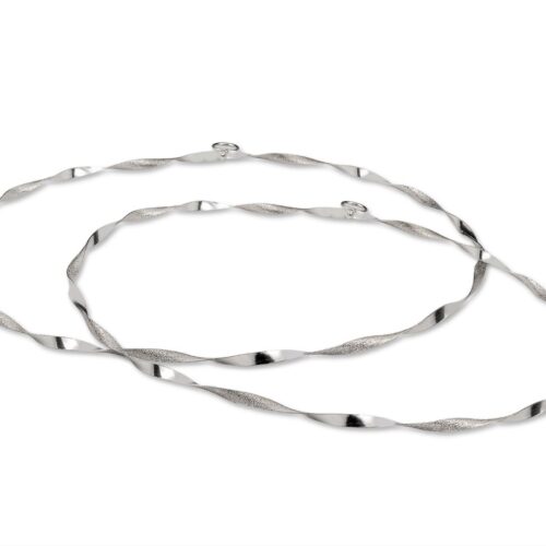 Χειροποίητα Στέφανα Γάμου Ασημένια 925 κωδ.765 - Image 1