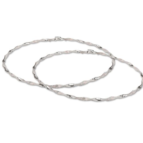 Στέφανα Γάμου Επάργυρα Σφυρήλατα με Crystal Fabric κωδ.4687 - Image 1