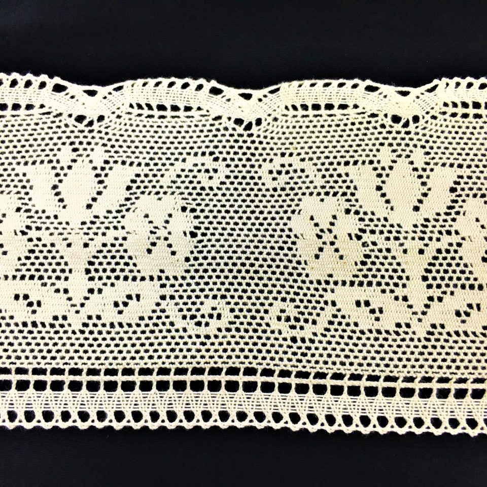 Δαντέλα βαμβακερή-Κοπανέλι Εκρού 15εκ. κωδ.1716 - Image 1