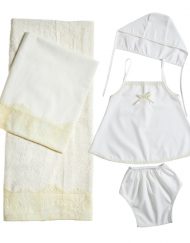 Σετ Λαδόπανο με δαντέλα για κορίτσι κωδ.Λ192 - Image 3