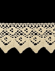 Δαντέλα Βαμβακερή-Κοπανέλι εκρού 6εκ. κωδ.1802vamvakeri