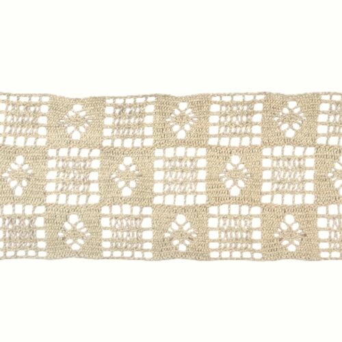 Δαντέλα βαμβακερή-Κοπανέλι Ατραντέ 8εκ. κωδ.19774-3 - Image 2