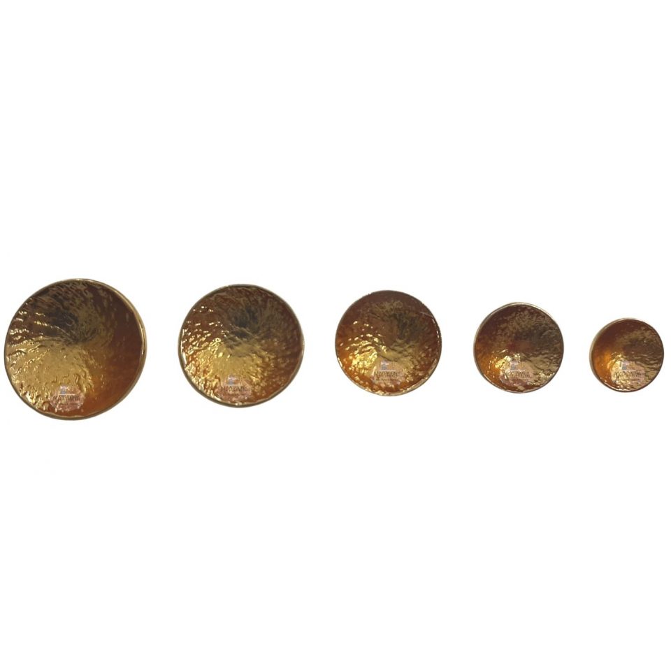 Κουμπί μεταλλικό χρυσό με νερά κωδ.TR90