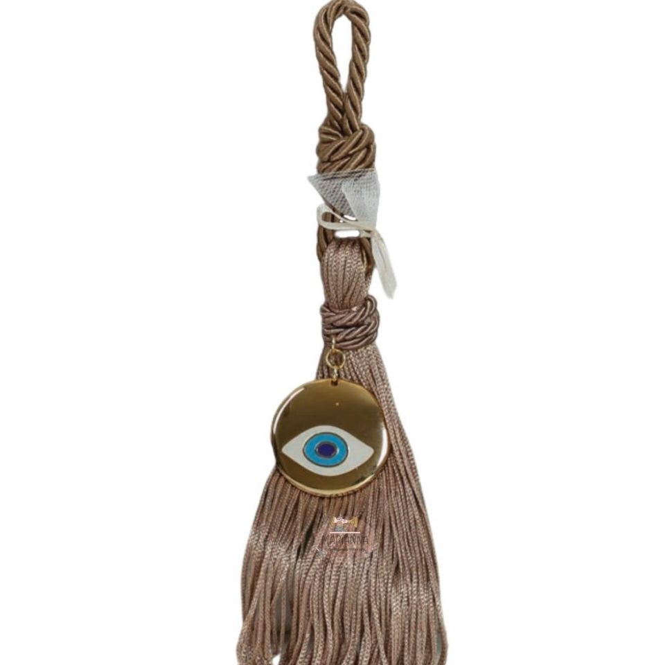 Premium Μπομπονιέρα Γάμου με Ματάκι και Καφέ Φουντάκι κωδ.GBW10332