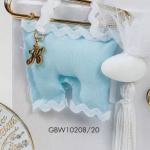 Premium Μπομπονιέρα Βάπτισης Παντελονάκι με Παραμάνα κωδ.GBW10208-20