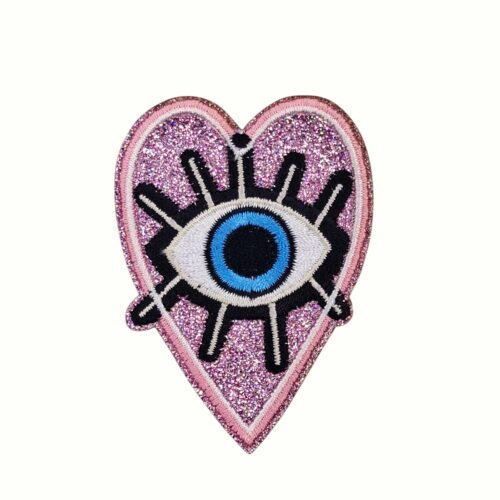 Μοτίφ Αυτοκόλλητο Καρδιά με Μάτι κωδ.5151 - Image 1