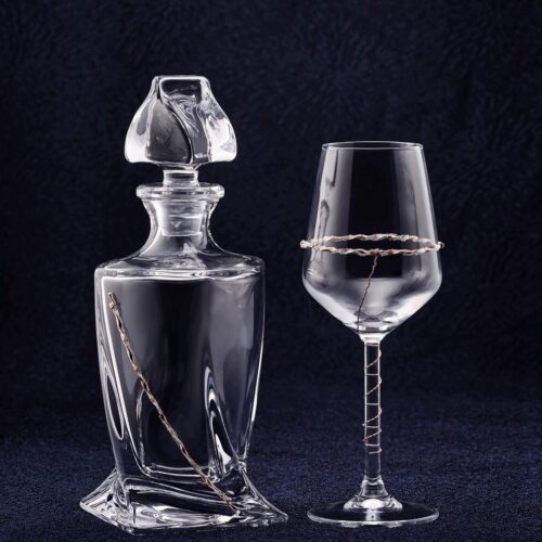 Σετ Γάμου Ασημένια 925 Ροζ Χρυσό κωδ.806 - Image 1