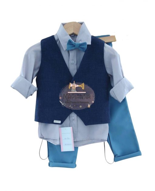 Βαπτιστικό Ρούχο για Αγόρι κωδ.AE31