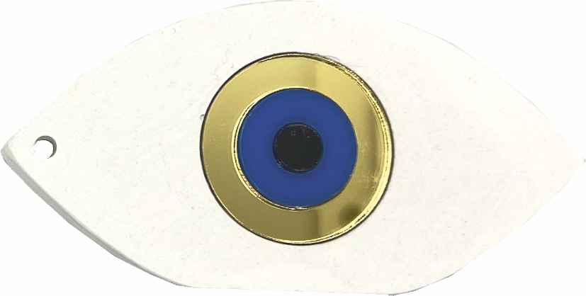 Μπομπονιέρα Κεραμική Μάτι Πλεξιγκλάς κωδ.37003 - Image 1