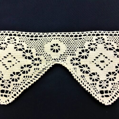 Δαντέλα βαμβακερή-Κοπανέλι εκρού 11εκ. κωδ.0185 - Image 1