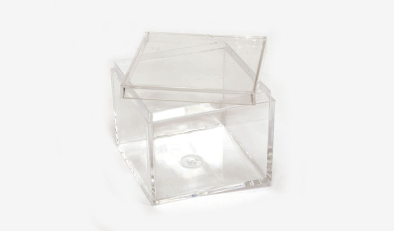 Κουτάκι Πλέξιγκλας με καπάκι 6×6εκ. κωδ.0506200 - Image 1