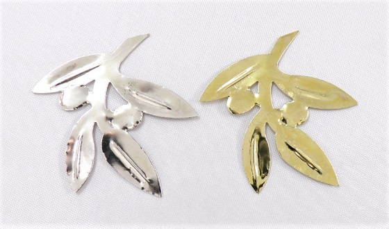 Μεταλλικό Κλαδί Ελιάς μεγάλο κωδ.0517496 - Image 1