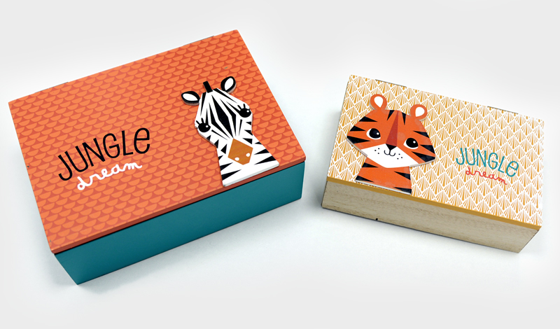 Ξύλινο Κουτί Ζούγκλα κωδ.0621214 - Image 1