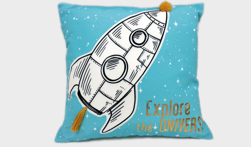 Μαξιλάρι με θέμα Διάστημα 40x40εκ. κωδ.0621331 - Image 1