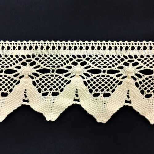 Δαντέλα βαμβακερή-Κοπανέλι εκρού 8εκ. κωδ.1829 - Image 1