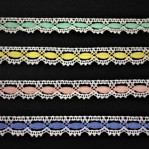 Δαντέλα Βαμβακερή Κοπανέλι με χρώμα 1,7εκ. κωδ.31237-2 - Image 1