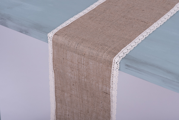 Ράνερ με Φυσική Γιούτα και Δαντέλα στο πλάι - Image 1