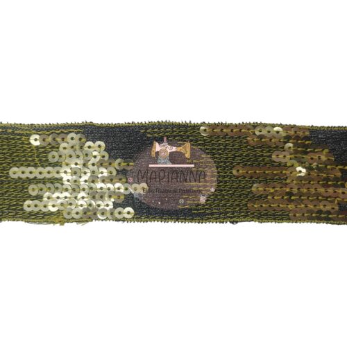 Τρέσα μαύρη με χρυσά πούλια κωδ.tresamaurimepoulia - Image 1