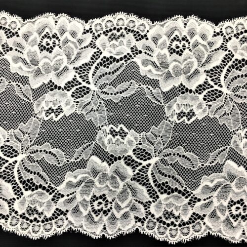 Δαντέλα Ελαστική Υπόλευκη 18εκ. κωδ.8086 - Image 1