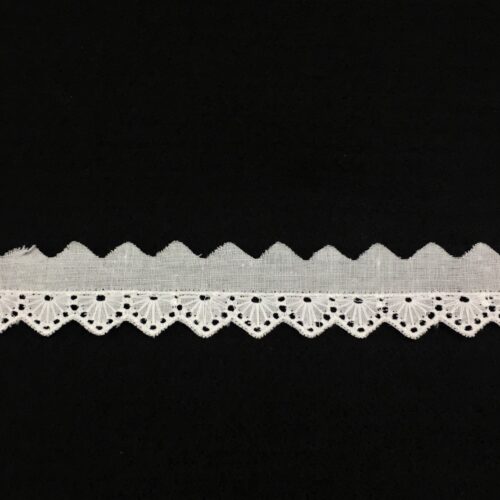 Δαντέλα Ασπροκέντημα-Μπροντερί 1,5εκ. κωδ.8092 - Image 1