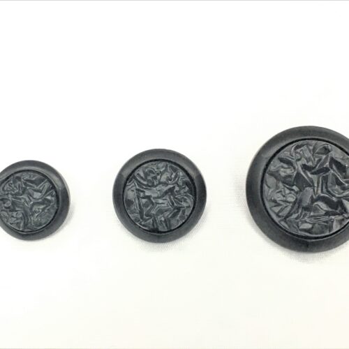 Κουμπί μαύρο σαγρέ κωδ.82521 - Image 1