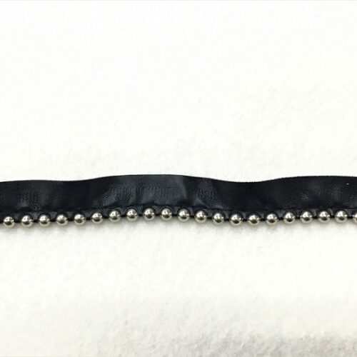 Τρέσα δερματινη με ασημί πέρλα κωδ.86635/3 - Image 1