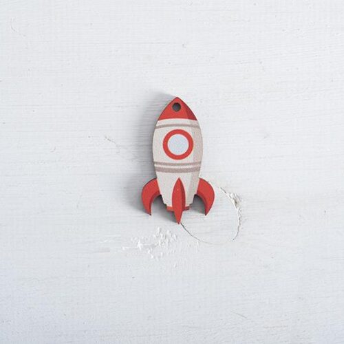 Ξύλινος Πύραυλος 2,5×4,5εκ. κωδ.940308 (10τμχ) - Image 1