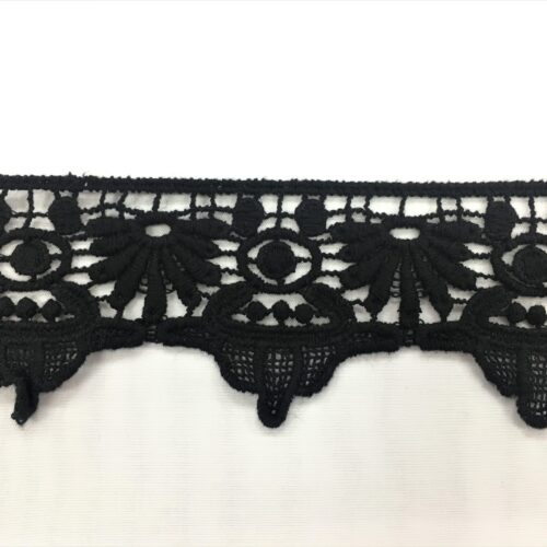 Δαντέλα Κιπούρ Μαύρη 5,5εκ. κωδ.CL297 - Image 1