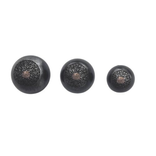 Κουμπί μεταλλικό μαύρο κωδ.BM120 - Image 1