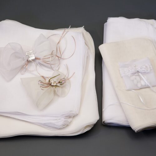 Βουάλ Μαντήλι Τετράγωνο με Μισινέζα 39x39εκ. - Image 1