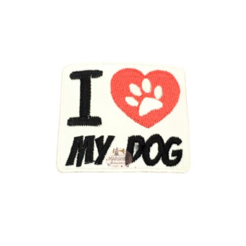 Μοτίφ Θερμοκολλητικό I Love My Dog κωδ.ilovemydog - Image 1