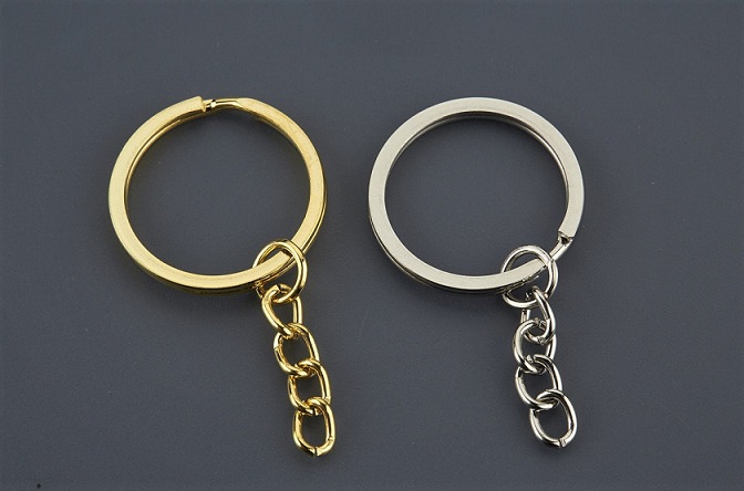 Κρίκος Μπρελόκ με Αλυσίδα κωδ.NU1349C (100τμχ) - Image 1