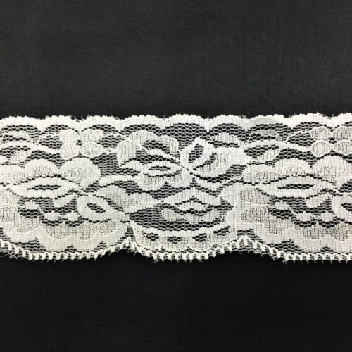 Δαντέλα Ελαστική Υπόλευκη 5εκ. κωδ.S1022 - Image 1