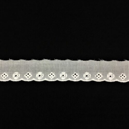 Δαντέλα Ασπροκέντημα-Μπροντερί 2εκ. κωδ.SG00038 - Image 1