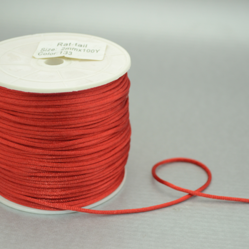 Κορδόνι Σατέν (ποντικοουρά) 2mm (100 γιάρδες) - Image 6