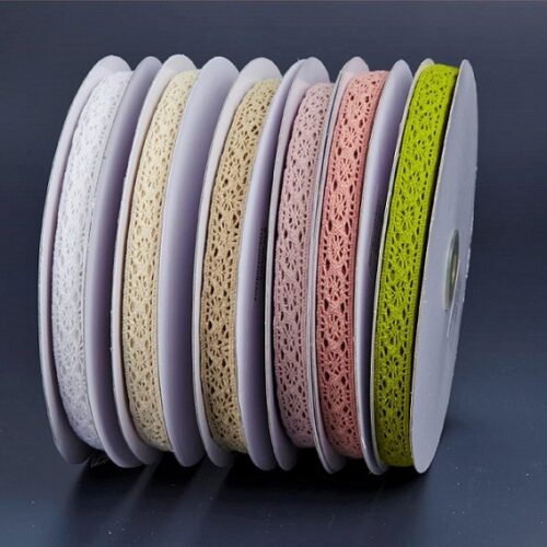 Κορδέλα Δαντέλα Βαμβακερή 1,5εκ. (25 γιάρδες) - Image 1