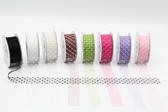 Κορδέλα Τούλι Πουά 4εκ. (50μ) - Image 2