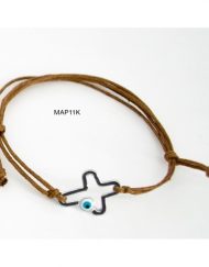 Μαρτυρικά Με Ασημί Σταυρό Και Ματάκι κωδ.ΜΑΡ11 - Image 5