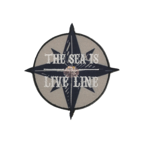Μοτίφ Θερμοκολλητικό The sea is live line κωδ.5454