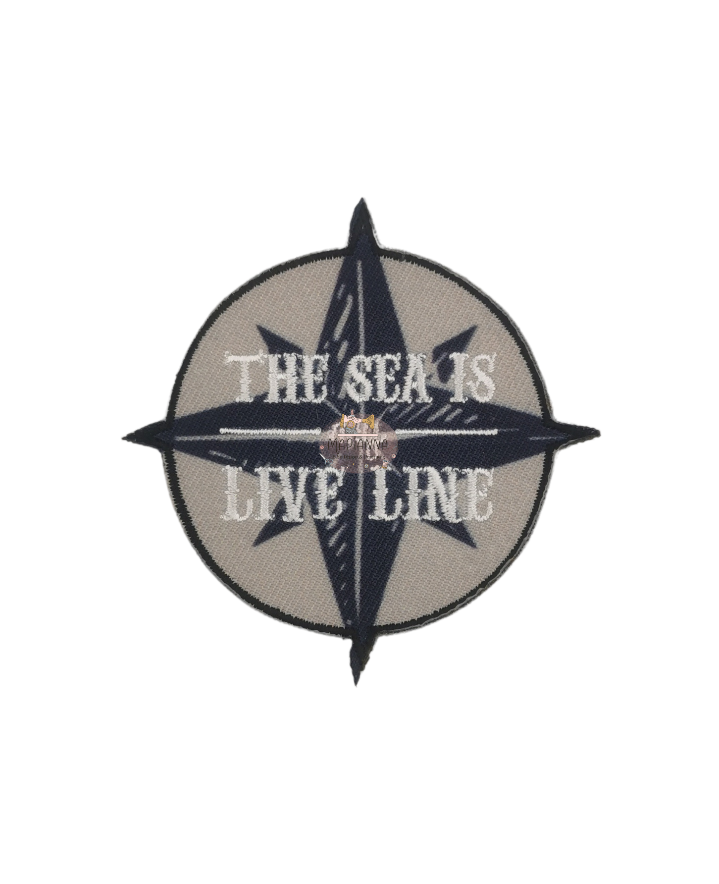 Μοτίφ Θερμοκολλητικό The sea is live line κωδ.5454