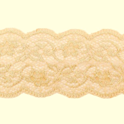 Δαντέλα Ελαστική Μπεζ 6,5εκ. κωδ.AML187 - Image 1