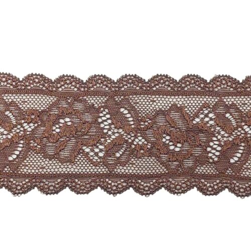 Δαντέλα Ελαστική Καφέ 5,5εκ. κωδ.541441.025 - Image 1