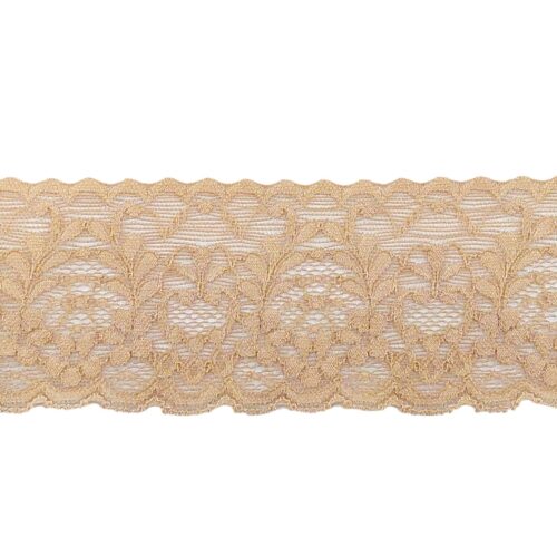 Δαντέλα Ελαστική Μπεζ 5,5εκ. κωδ.1427 - Image 1
