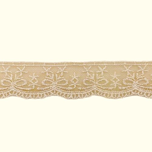 Δαντέλα Σαντιγί Μπεζ 2,5εκ. κωδ.1481 - Image 1