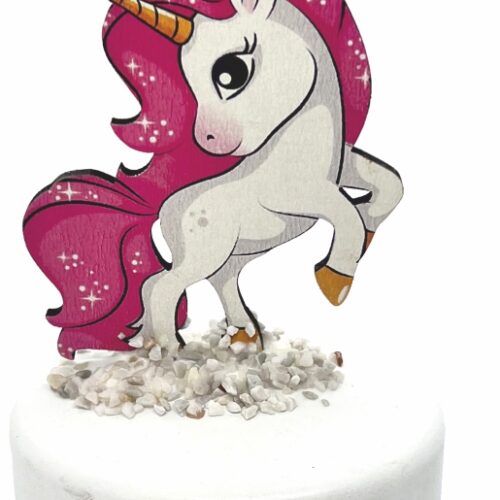 Μπομπονιέρα Βάπτισης Βότσαλο Μονόκερος κωδ.34041 - Image 1