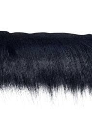 Γουνάκι Οικολογικό Δίχρωμο Μαύρο με Μπλε σε Τρέσα