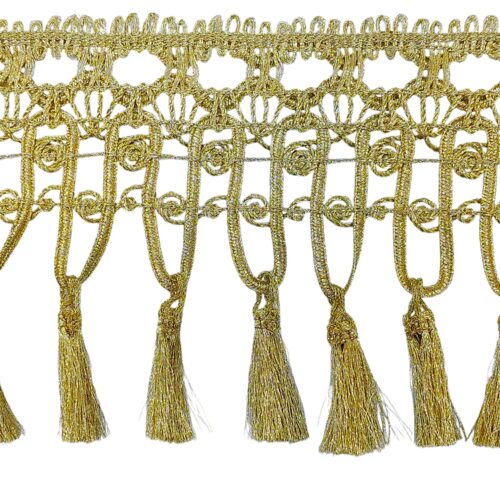 Κρόσσι Χρυσό με φουντάκια 11εκ. κωδ.1461 - Image 2