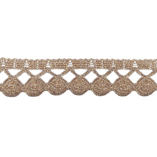 Δαντέλα Χρυσή για εργόχειρο 2εκ. κωδ.30571 - Image 3